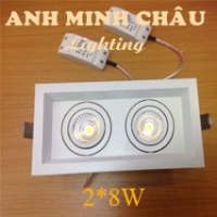 Đèn LED downlight âm trần AMC-067-0092-2*8W