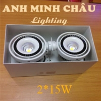 Đèn LED downlight âm trần AMC-MZ118-0116-2*15W