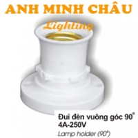 Đuôi E27 Nhựa 90 độ