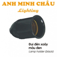 Đuôi E27 Nhựa Xoáy